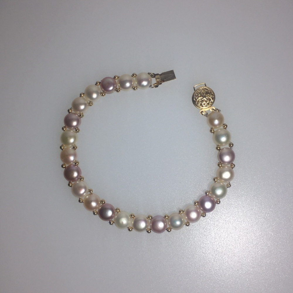Cultured Pearl Tennis Bracelet